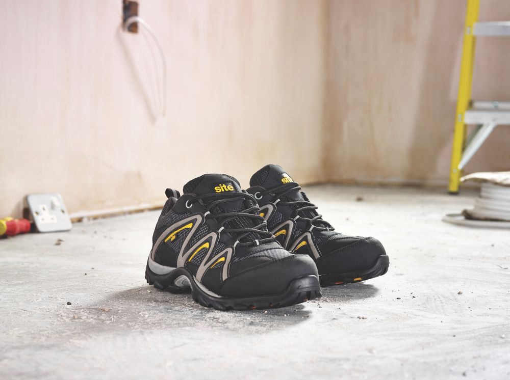 Site Mercury Safety Trainers Black Size 11