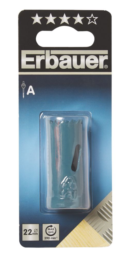 Erbauer Multi-Material Bi-Metal Holesaw 22mm