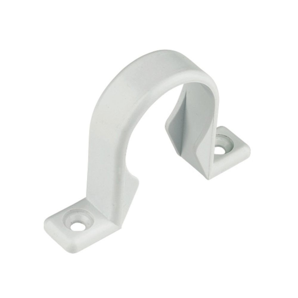 FloPlast Push-Fit Pipe Clips White 40mm 10 Pack Reviews