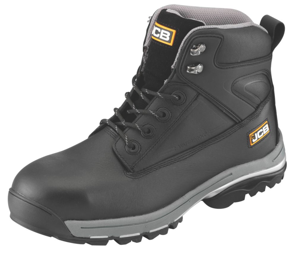 JCB Fast Track Safety Boots Black Size 10