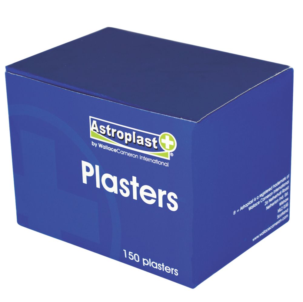 Wallace Cameron 1214086 Blue Detectable Plasters 150 Pack Reviews