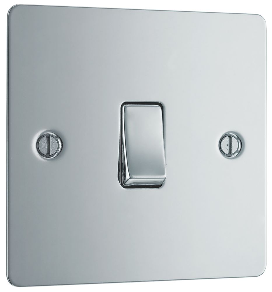 LAP 10AX 1-Gang 2-Way Light Switch Polished Chrome