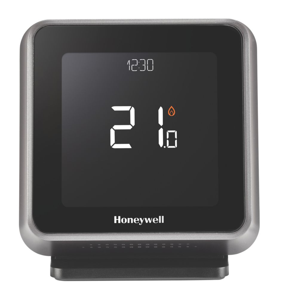 Honeywell Home T6R-HW Wireless Programmable Thermostat with Hot Water Control Black