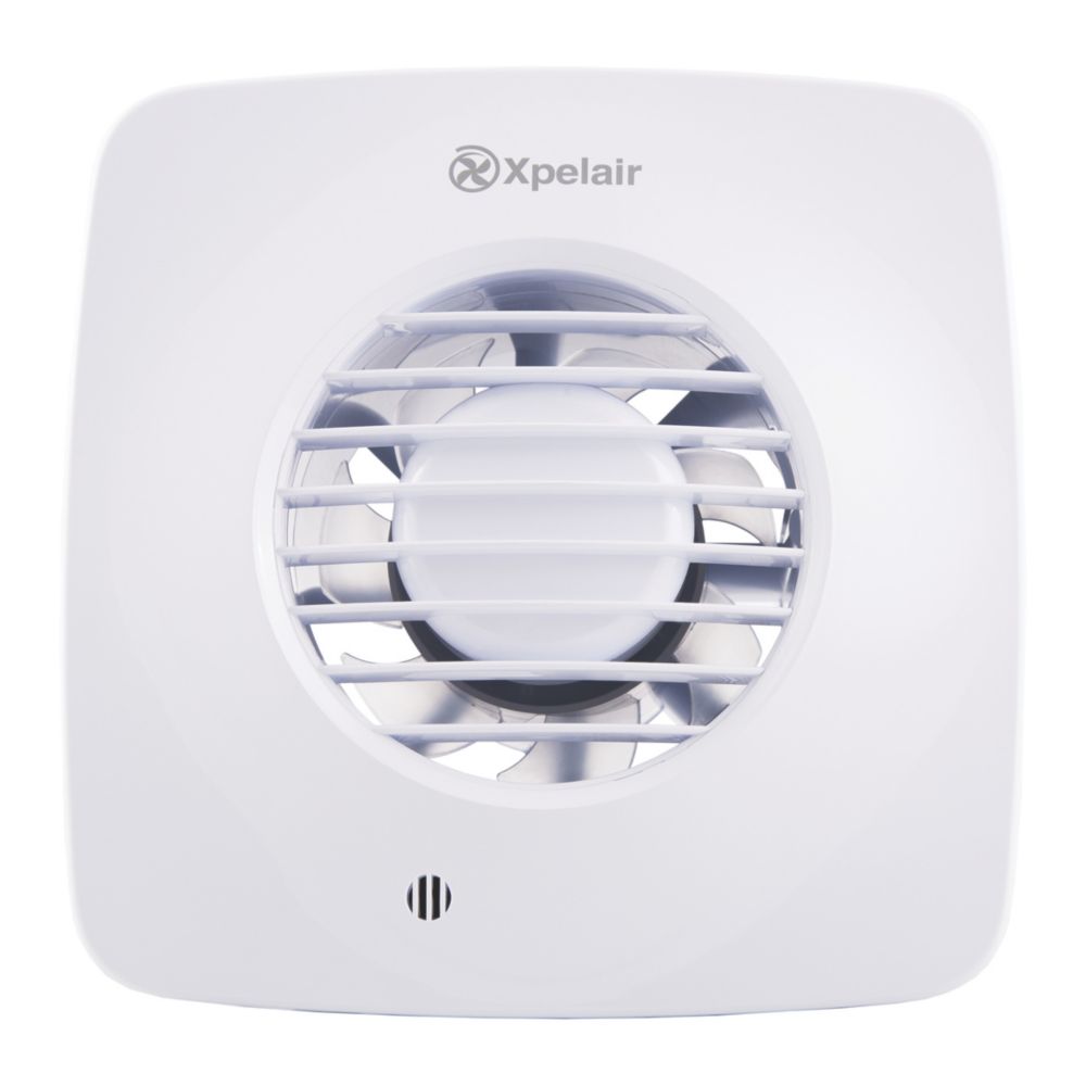 Xpelair DX100TS 6.7W Bathroom Extractor Fan with Timer White 240V