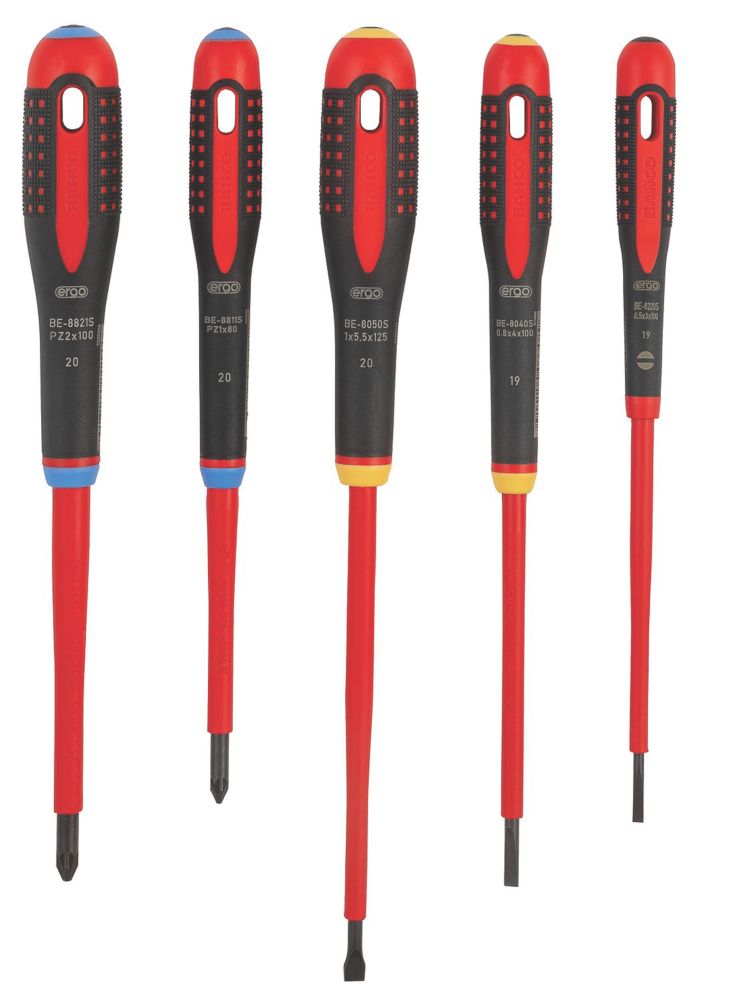 Bahco Ergo Mixed VDE Screwdriver Set 5 Pcs Reviews