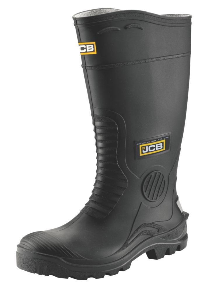 JCB Hydromaster Safety Wellingtons Black Size 9 Reviews