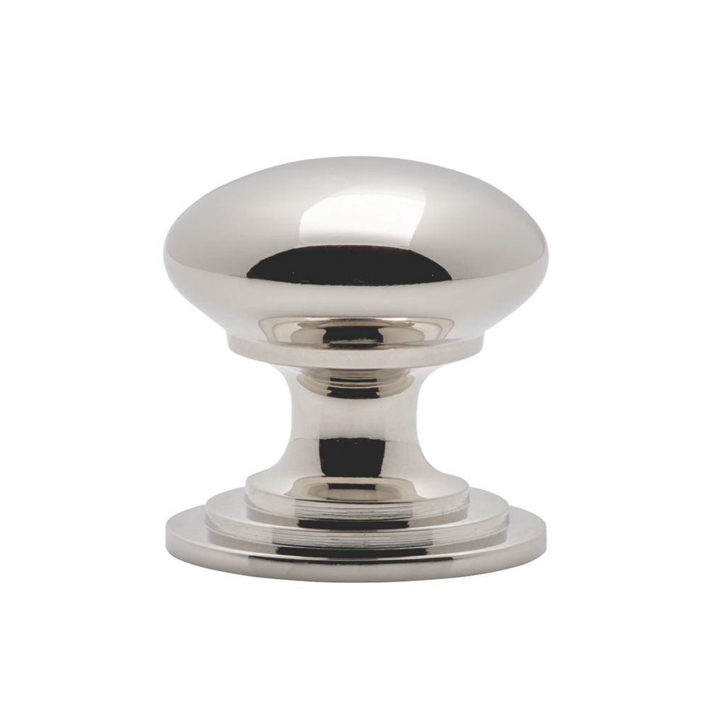 Fingertip Design Victorian Cupboard Knob Polished Nickel 50mm Reviews