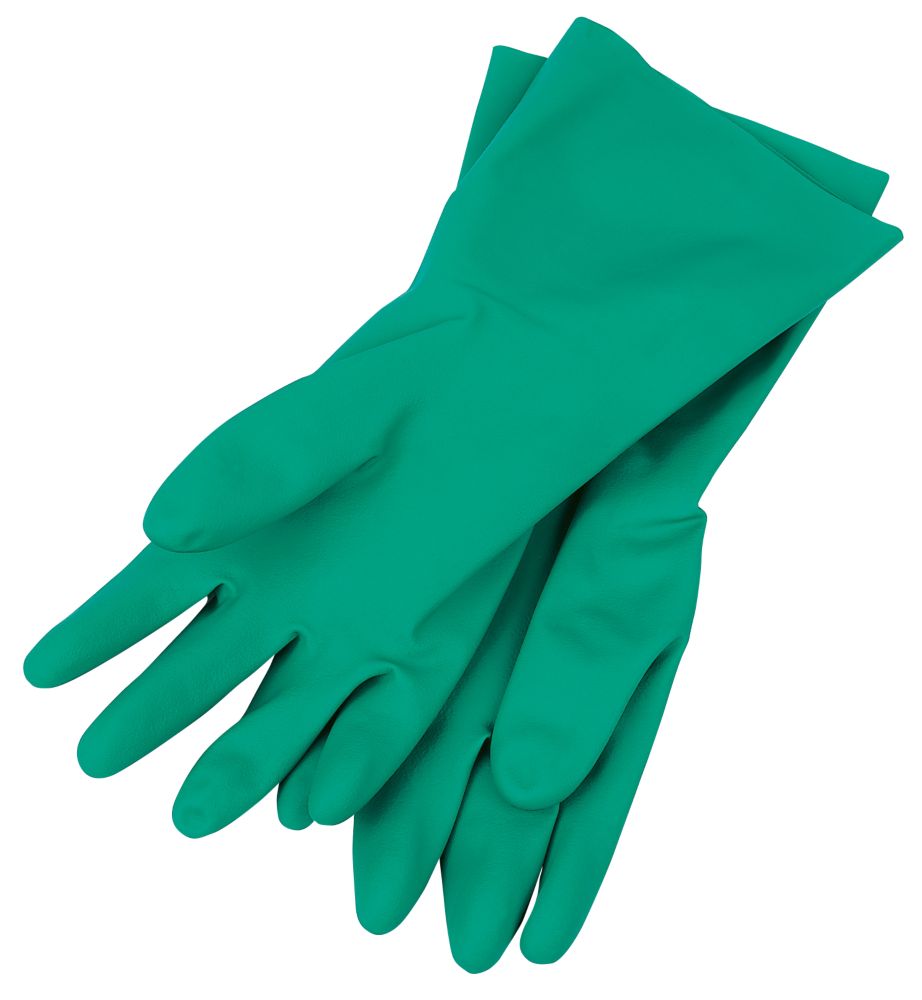 Ansell Sol-Vex 37-675 Chemical-Resistant Gloves Blue Large