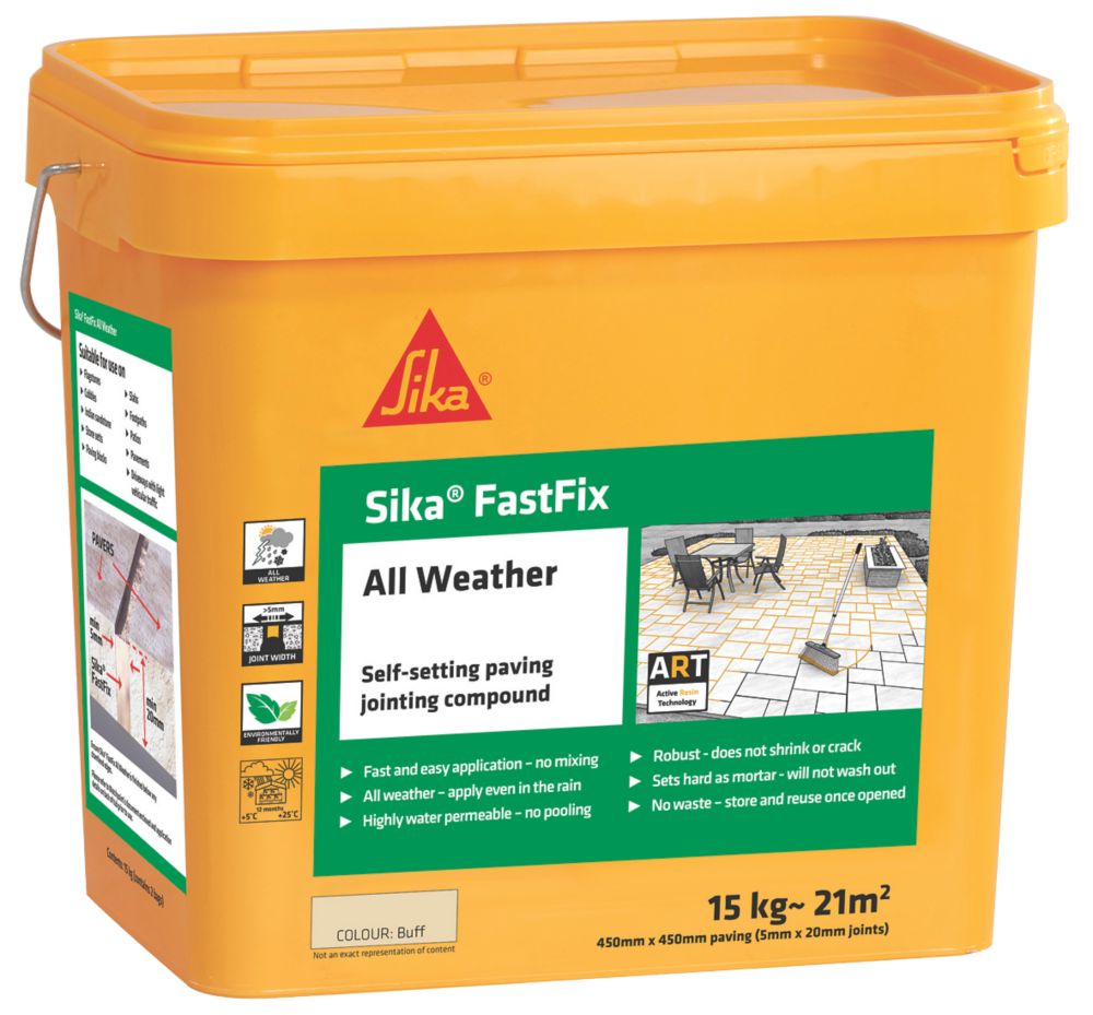 Sika Fast Fix All-Weather Self-Setting Joint Compound Buff 15kg Reviews