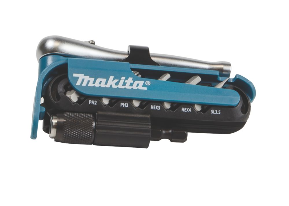 Makita Ratchet Screwdriver Bit Set 12 Pieces