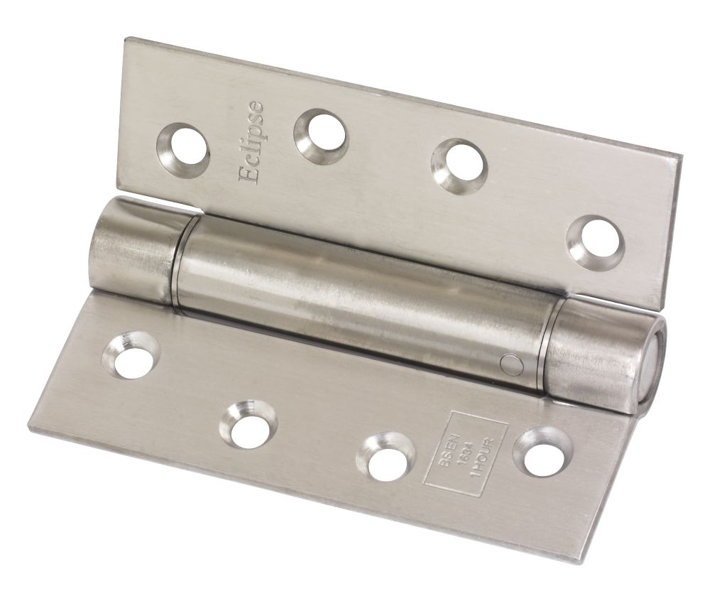 Eclipse Adjustable Self Closing Hinges Fire Rated 102 X 76mm 2 Pack