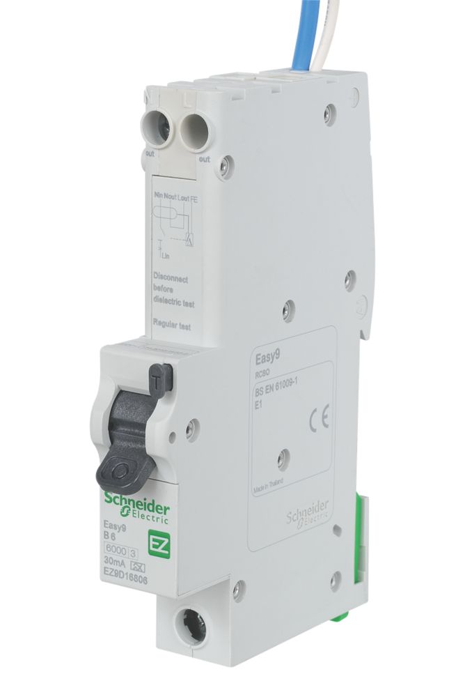 Schneider Electric Easy9 6A 30mA SP Type B RCBO Reviews