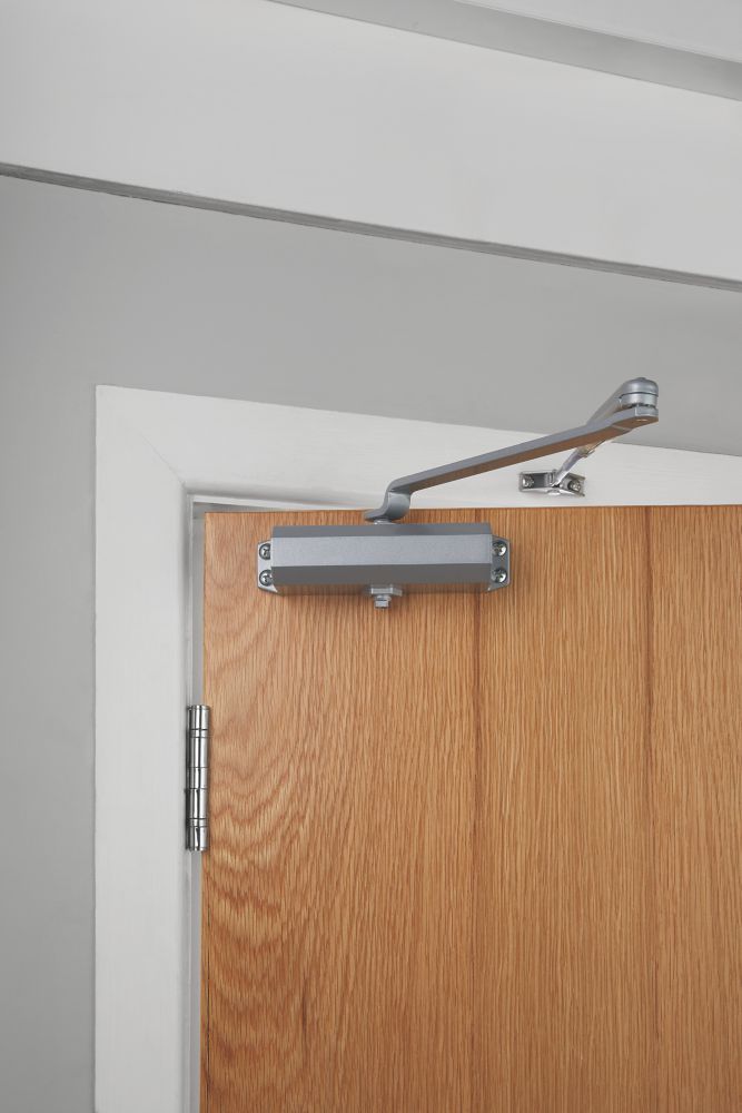 Briton 121CE Overhead Door Closer Silver