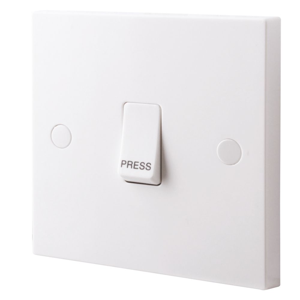 British General 900 Series 10AX 1-Gang 2-Way 'Press' Retractive Switch White Reviews