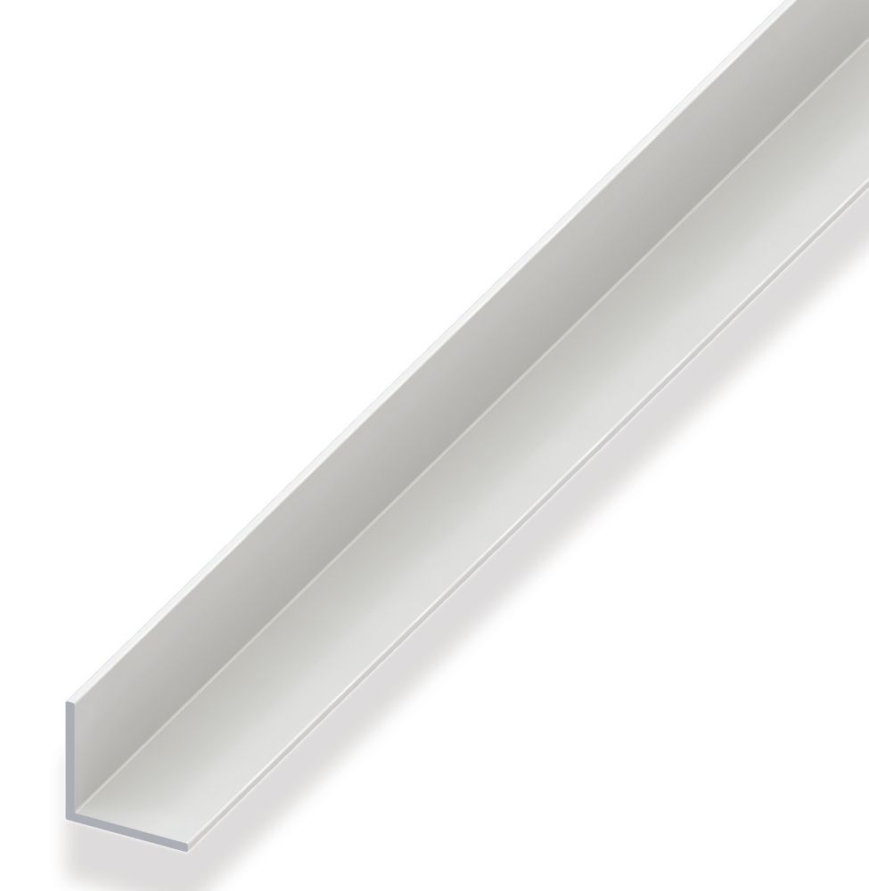 Alfer White PVC Equal-Sided Angle 1000 x 20 x 20mm Reviews