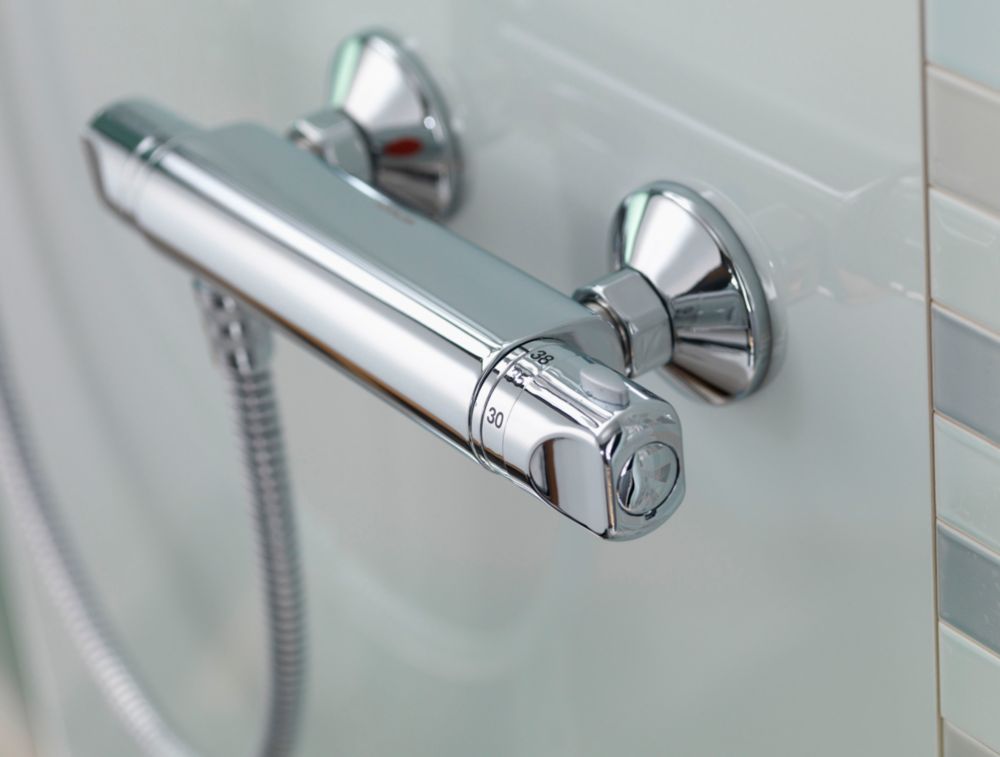 Aqualisa Rear-Fed Exposed Chrome Thermostatic Mixer Shower