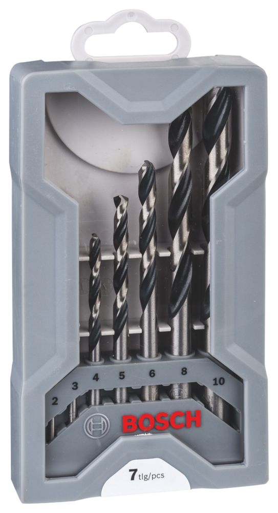 Bosch Straight Shank PointTeQ Drill Bit Set 7 Pieces