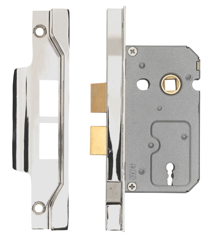 Eurospec 2 Lever Nickel plate Rebated Sashlock 64mm Case - 44mm Backset Reviews