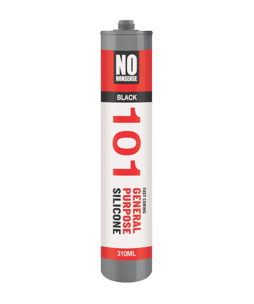 No Nonsense General Purpose Silicone Sealant Black 310ml Reviews