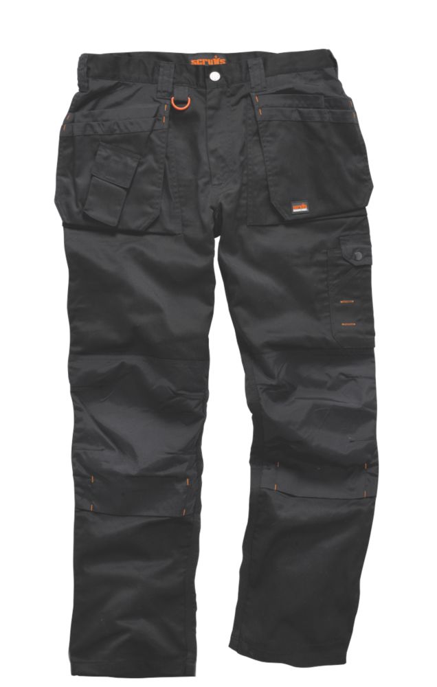 Scruffs Worker Plus Work Trousers Black 38