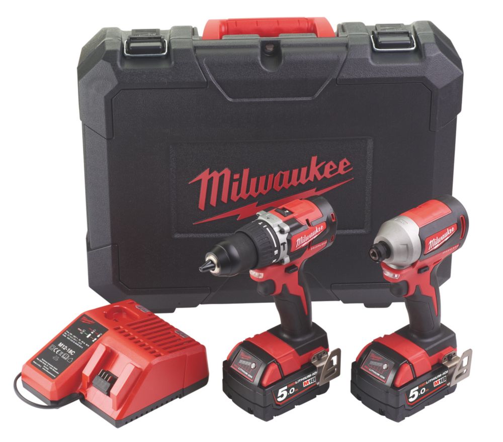 Milwaukee 18V 5.0Ah Brushless Twin Pack