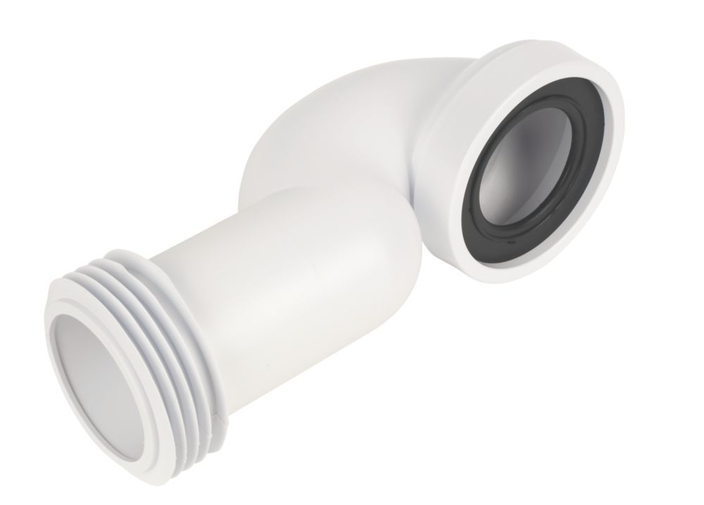 McAlpine WC-CONQ 90° Space Saving Pan Connector White 110mm Reviews