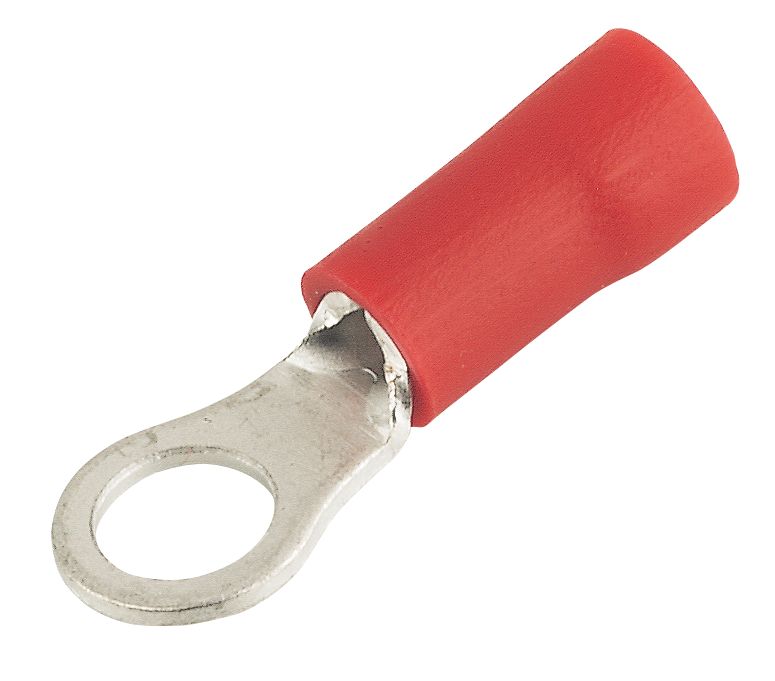 Insulated Crimp Red Ring 4mm Pack of 100 Reviews