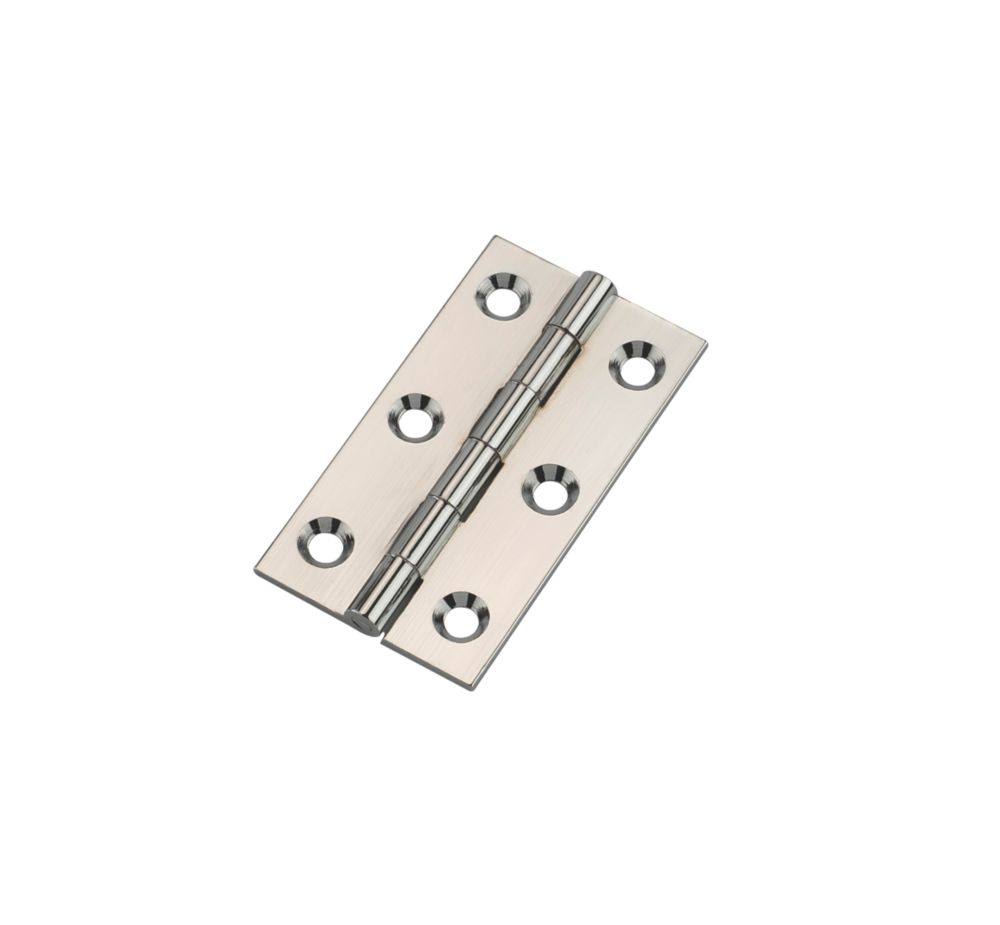 Polished Chrome Butt Hinges 52 x 29mm 2 Pack Reviews