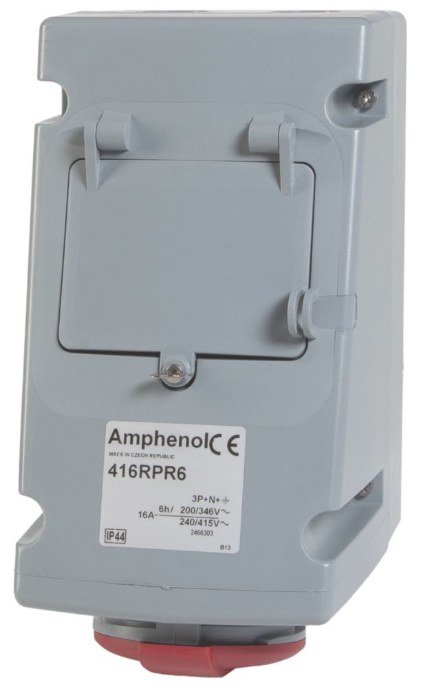 ABB Socket 16A 3P+N+E 415V IP44 w/ 40A RCD