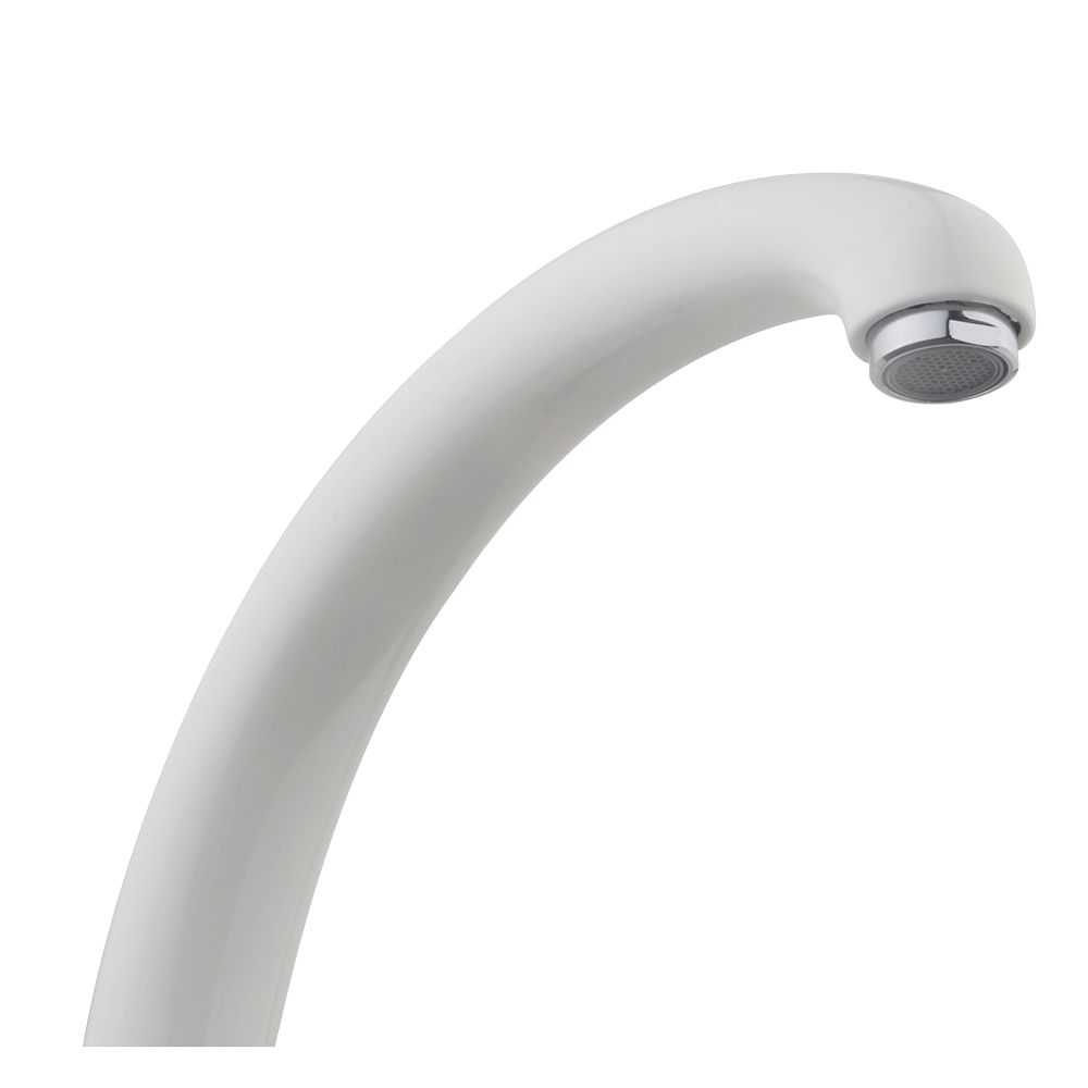 Mono Mixer Kitchen Tap White