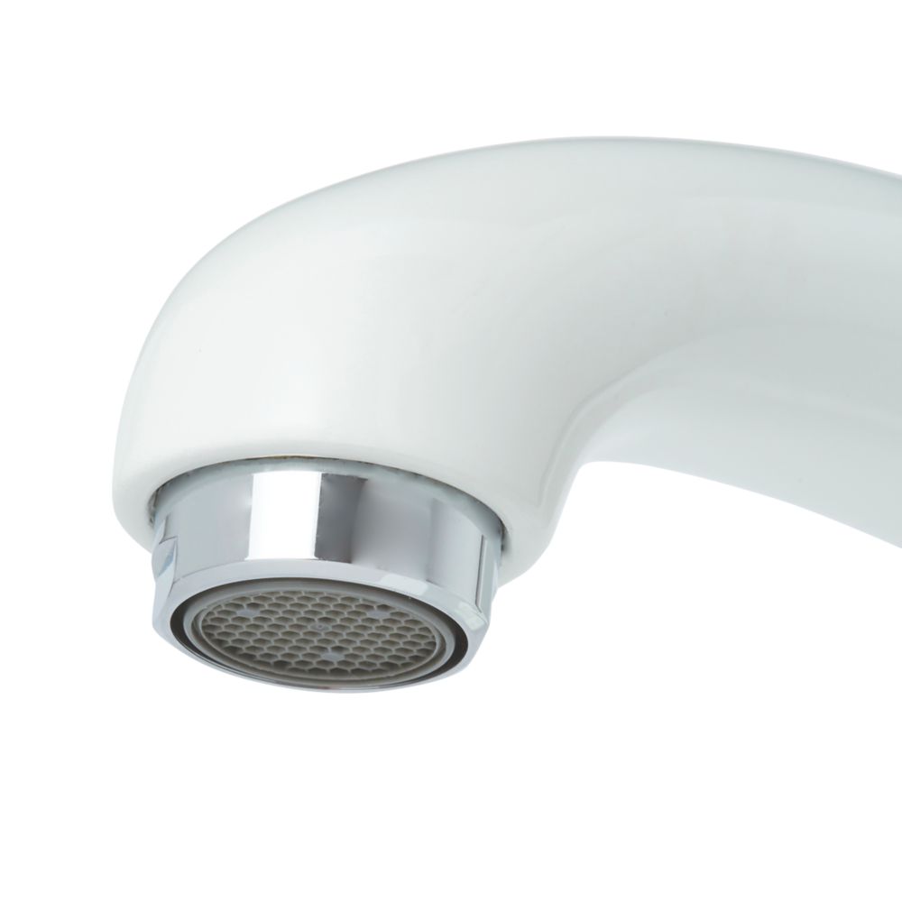 Mono Mixer Kitchen Tap White