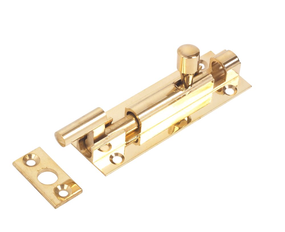 Necked Bolt Polished Brass 76mm Reviews