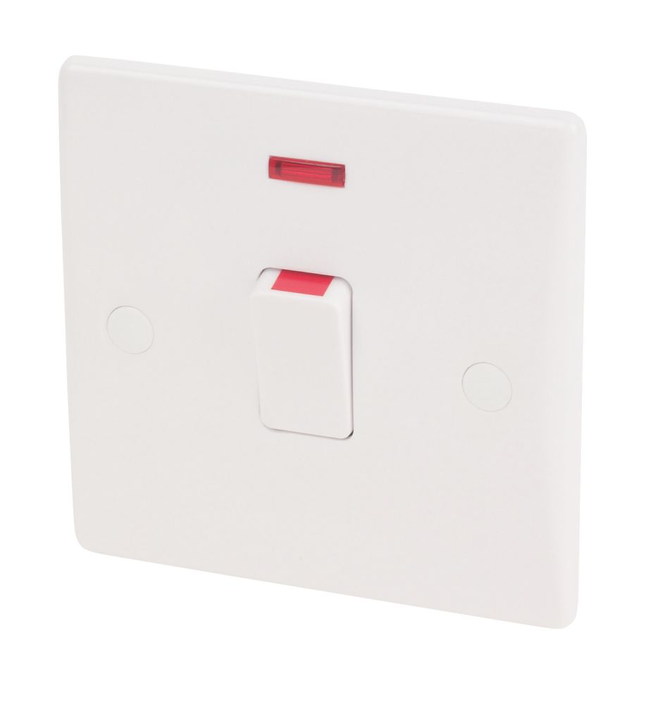 Schneider Electric Ultimate Slimline 20A 1-Gang DP Control Switch White with Neon Reviews