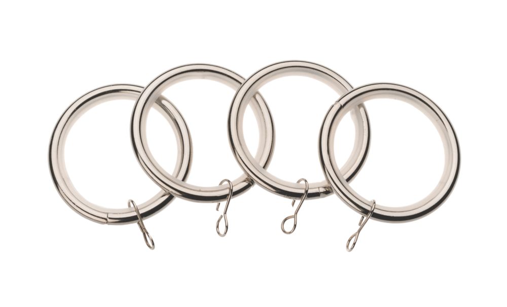 Universal Metal 28mm Curtain Rings Stainless Steel 4 Pack Reviews