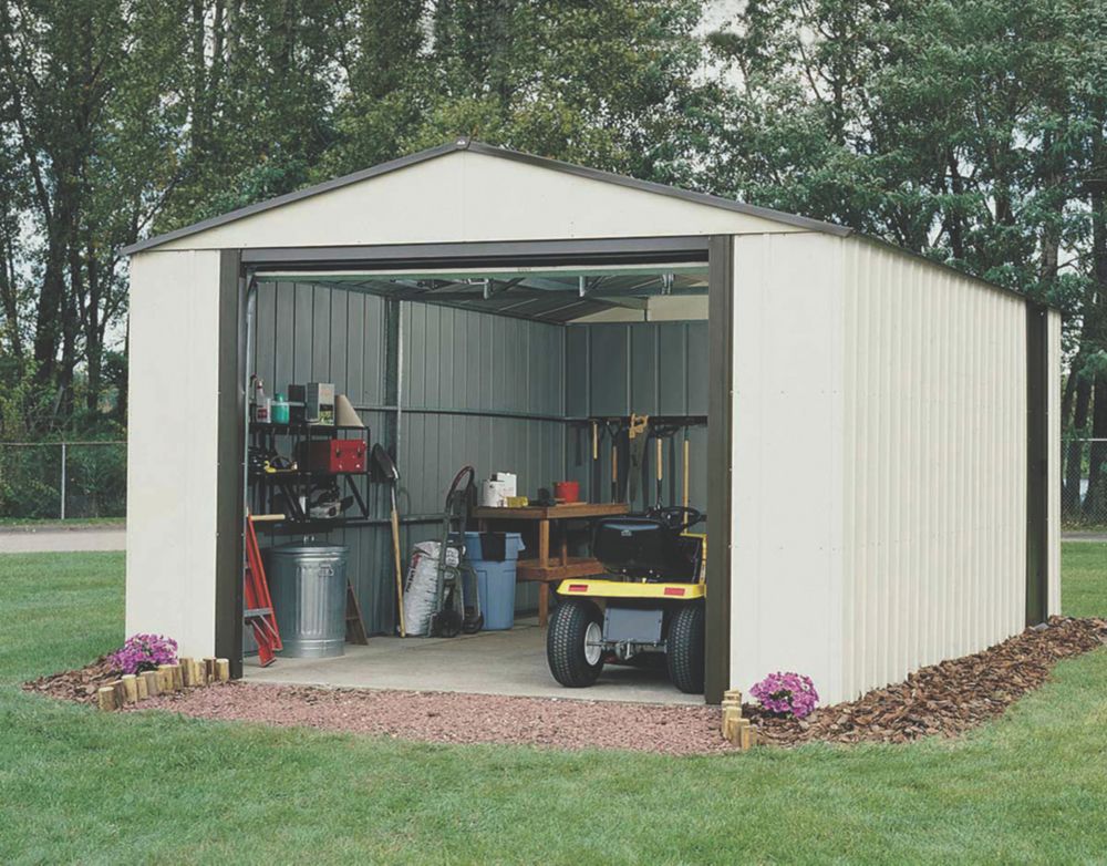 Rowlinson Murryhill Metal Garage 3 71 X 9 54m Metal Garages