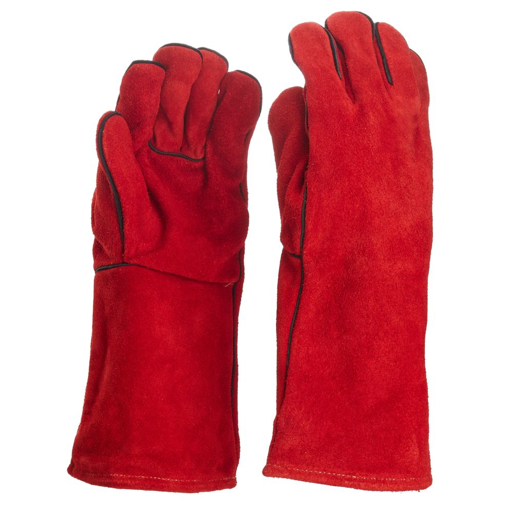 Site KF370 Leather MIG Welders Gauntlets Red Large Reviews