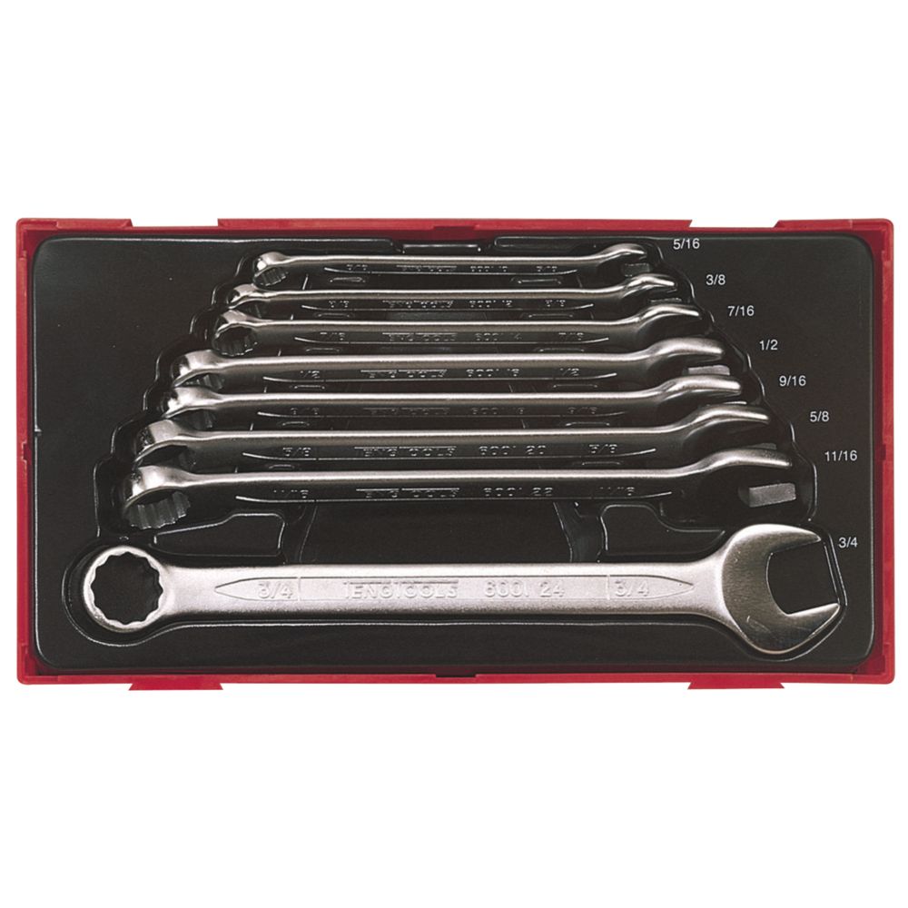 Teng Tools TT3592 Combination AF Spanner Set 8 Pieces Reviews