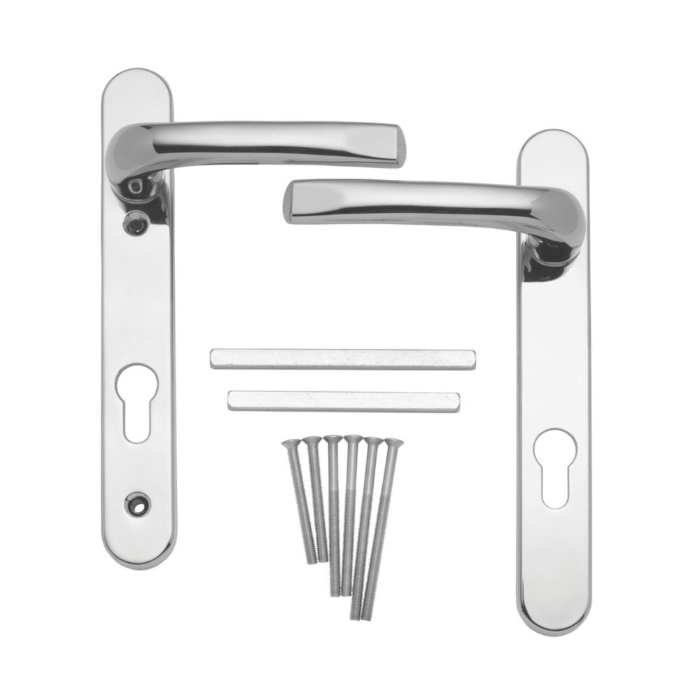 Mila ProLinea Door Handle Pair Polished Chrome