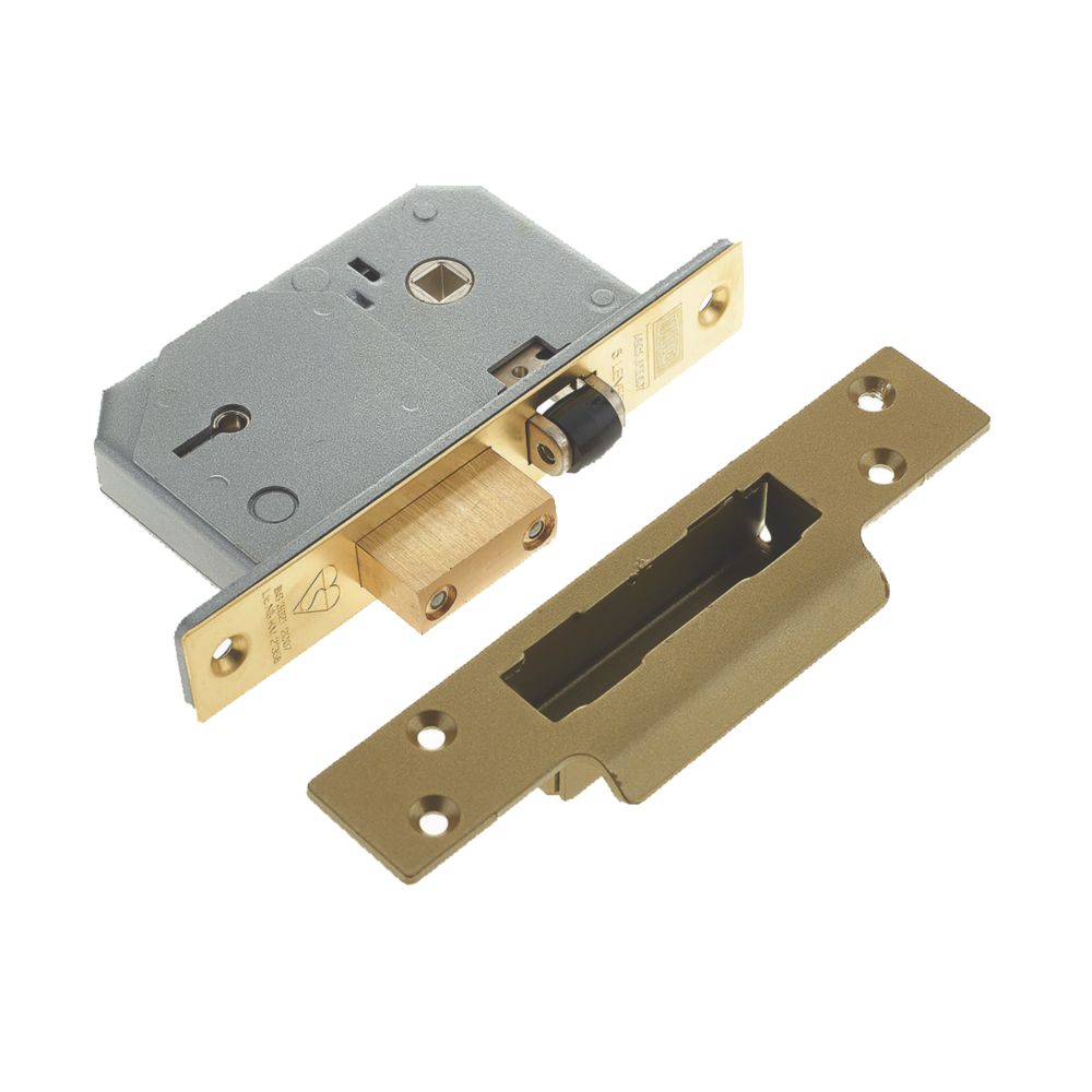 Union Polished Brass BS 5-Lever Mortice Sashlock 67mm Case - 40mm Backset Reviews