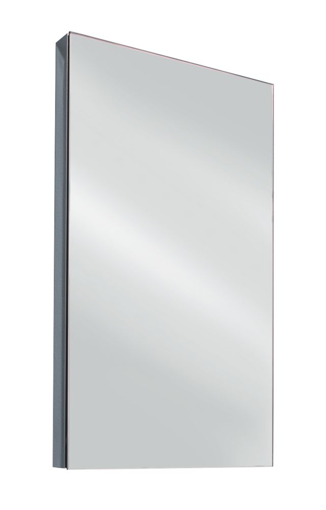 Cassellie Bathroom Corner Style Mirror Cabinet Chrome Gloss 300 X 193 X 500mm Bathroom Furniture Screwfix Com