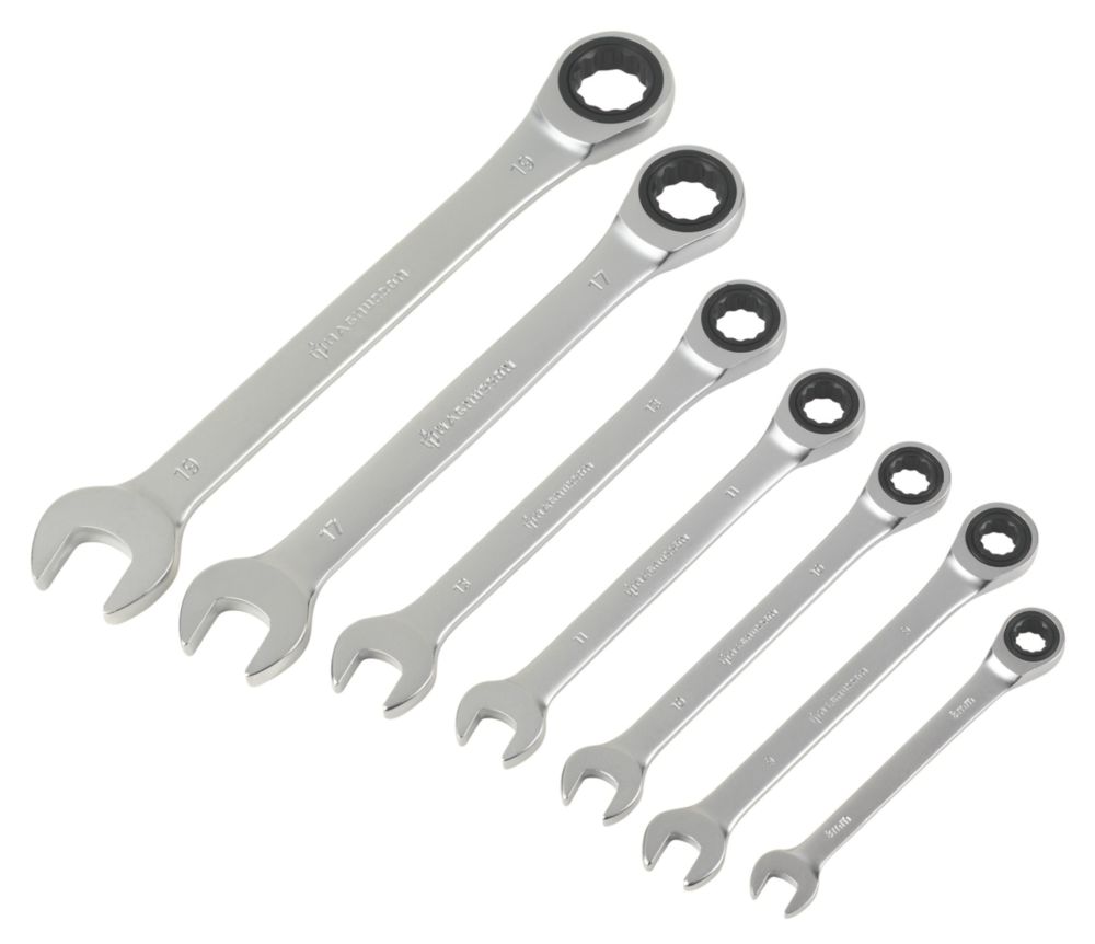 Magnusson W018-5 Ratchet Spanner Set 7 Pieces Reviews