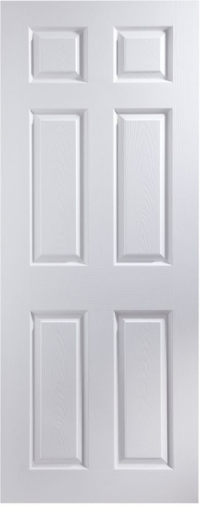Jeld Wen Bostonian Unglazed Primed Panelled Interior Door 2040 X