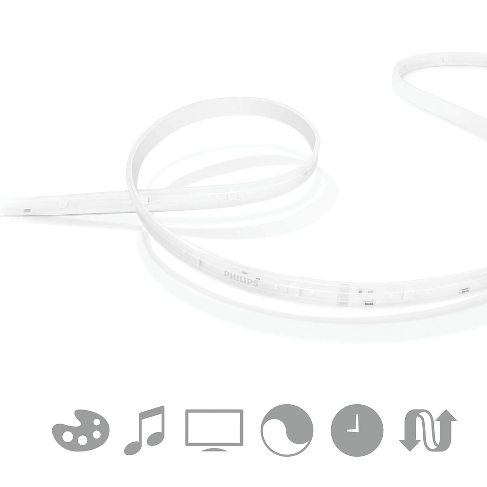 Philips Hue LightStrip Plus Flexible Striplight RGB 2000mm 20.5W