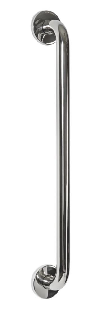 Nymas Straight Grab Rail Polished Stainless Steel 600mm