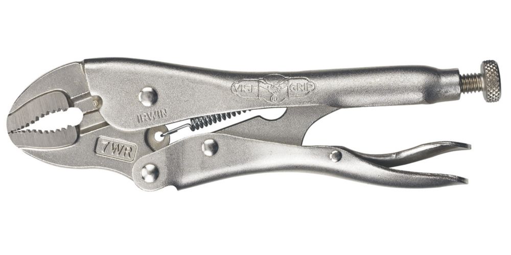 Irwin Vise-Grip T0702EL4 7WR Curved Jaw Locking Pliers with Wire Cutters 7