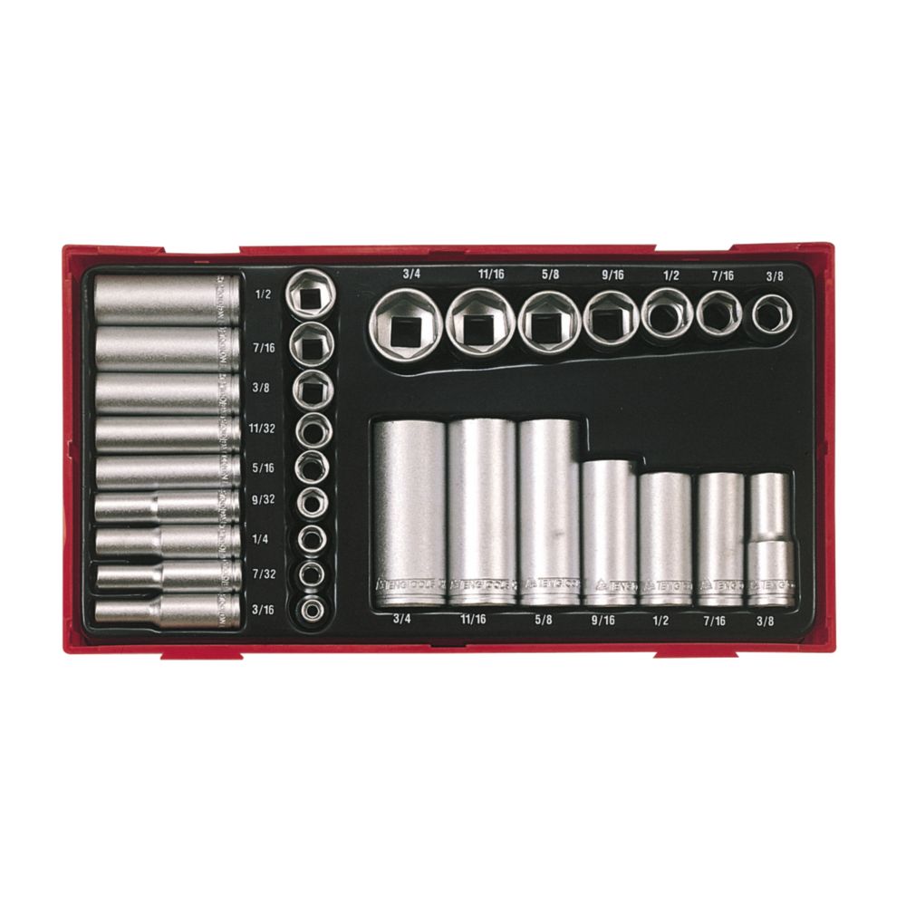 Teng Tools TTAF32 Mixed Drive Socket Set 32 Pieces Reviews