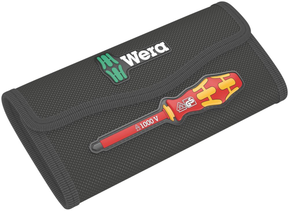 Wera Kraftform Kompakt VDE Interchangeable Extra-Slim Screwdriver Bit Set 16 Pieces