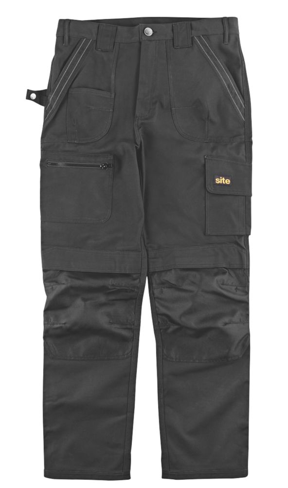 Site Coyote Work Trousers Black 40