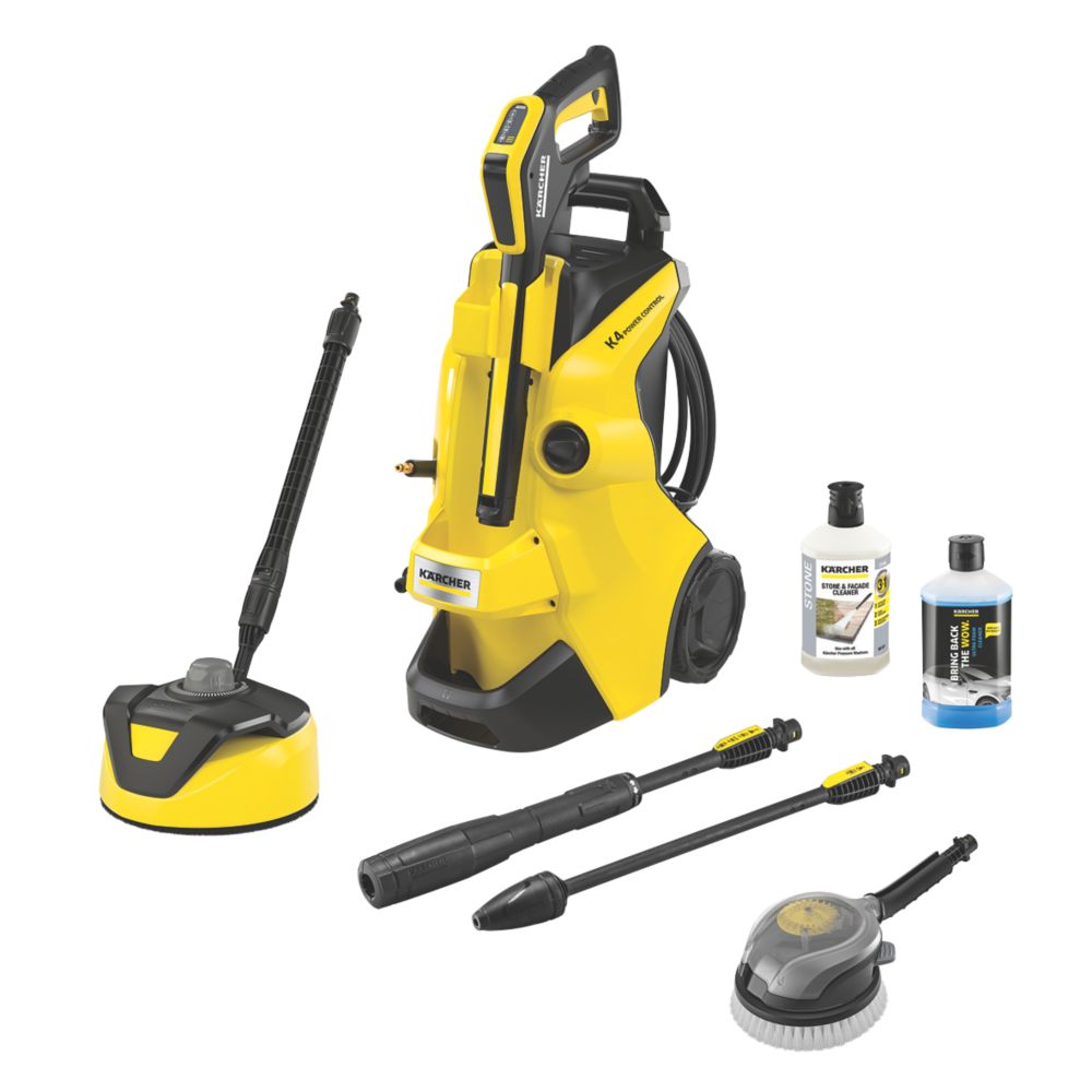 Karcher K4 Power Control Car Home 130bar Electric Pressure Washer 1800w 230v Domestic Pressure Washers Screwfix Com