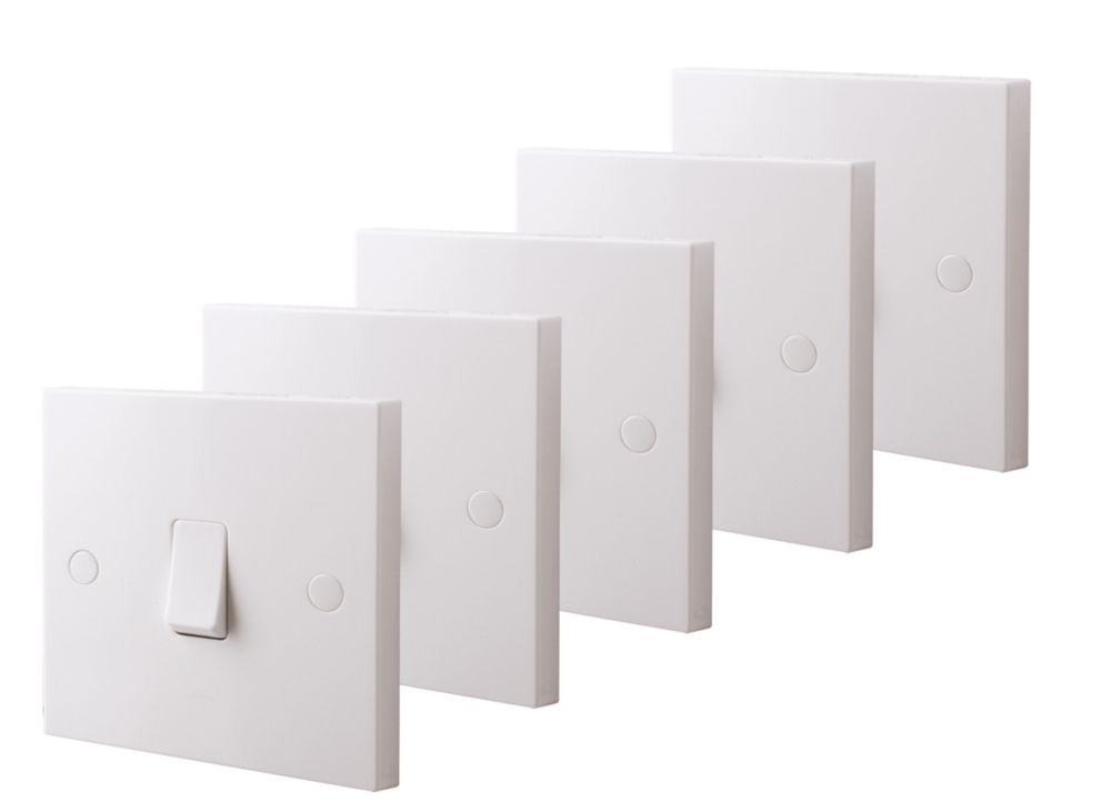 British General 900 Series 10AX 1-Gang 1-Way Light Switch White 5 Pack Reviews